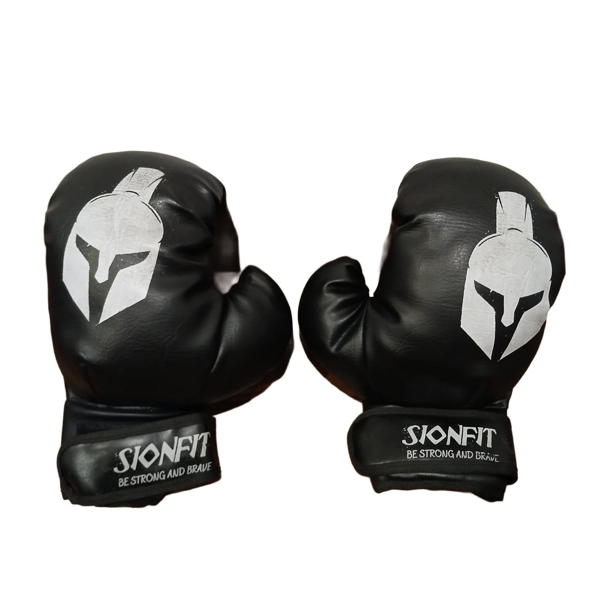 Guantes De Boxeo Sionfit Con Velcro y Cordones Para Adulto